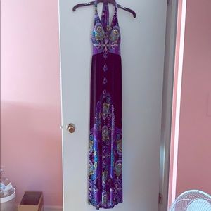 Beautiful, patterned maxi dress
